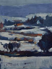 Snowy slopes by Nop Briex