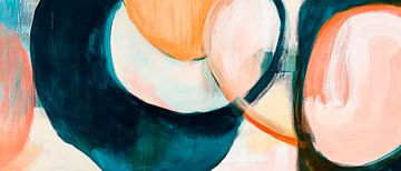 Abstract harmony in soft colours by Poster Art Shop