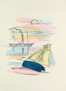Raoul Dufy - Buch Madrigaux (Madrigale), Zeichnung