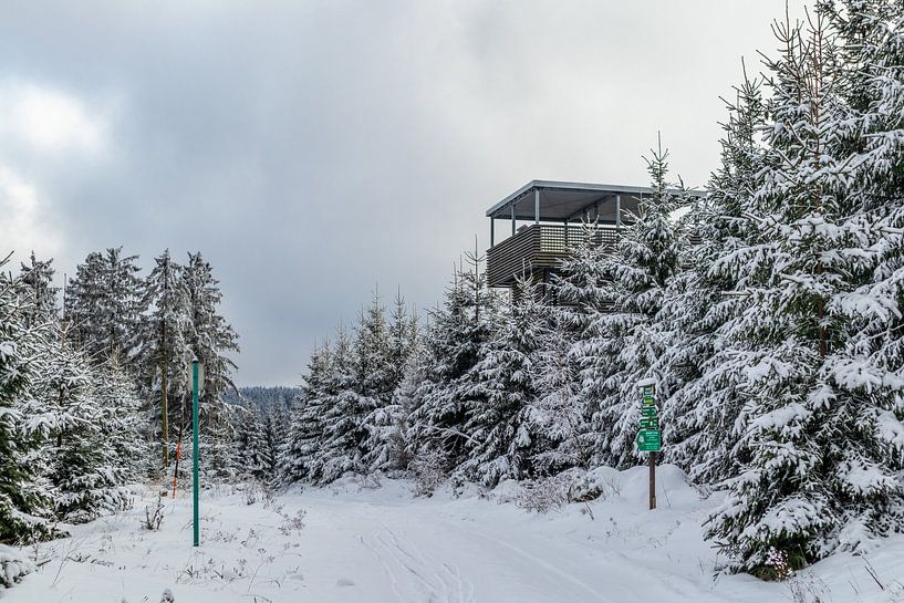 First winter hike on the Rennsteig by Oliver Hlavaty