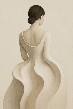 Flowing Ceramic Elegance by Dream Designs art work