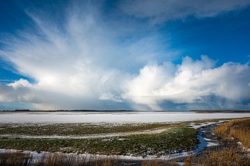 Winterluft Lauwersmeer von Jan Georg Meijer