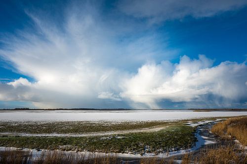 Winter air Lauwersmeer