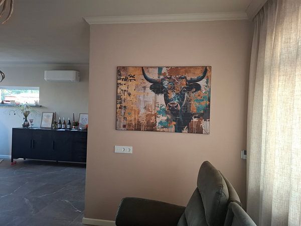 Customer photo: Painting Golden Bull by Art Whims, on ArtFrame