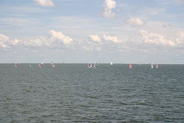 Sailors on the IJsselmeer by EnWout