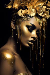 Goldene Frau