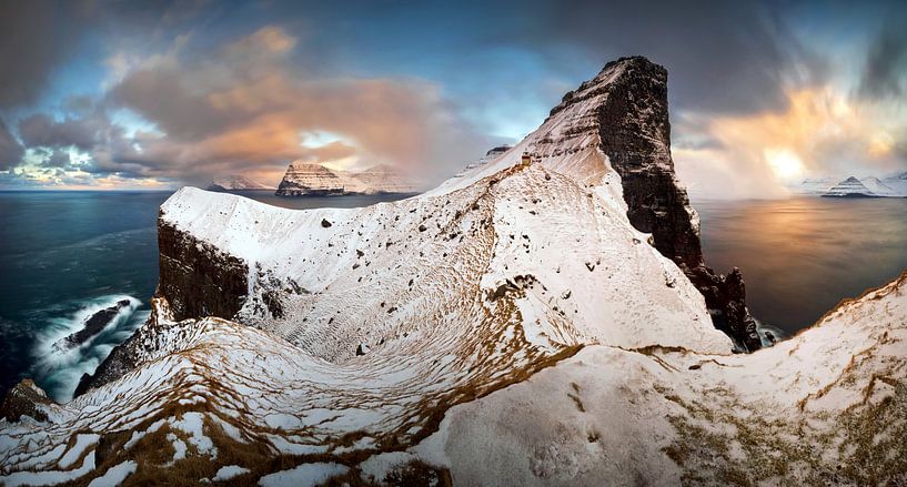 Kallur winter panorama van Wojciech Kruczynski