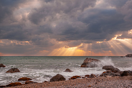 Dramatic sunset