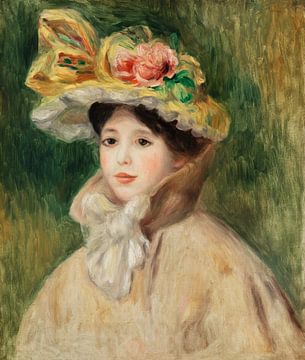 Renoir, Vrouw met een capeline (jaren 1890)