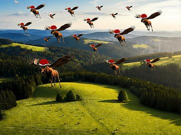 Op naar de hooggelegen weiden in de zomer