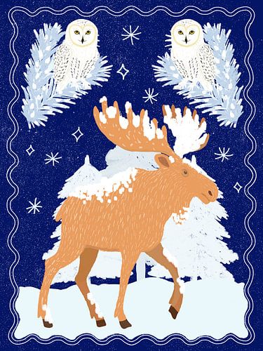 Folk Winter Moose