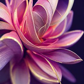 Tubéreuse mexicaine macro sur Chromatic Fusion Studio
