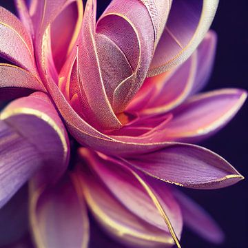 Macro Mexicaanse tuberoos van Chromatic Fusion Studio