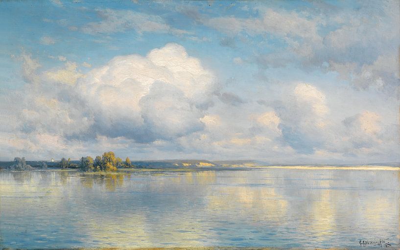 Konstantin Jakowlewitsch Kryzhitsky-See, 1892 von finemasterpiece
