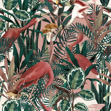 The Spoonbills sur Marja van den Hurk