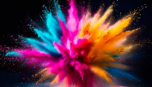 Colour mix with powder