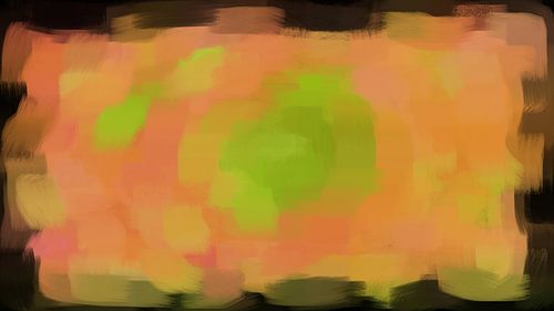 Orange-grüne Zusammenfassung