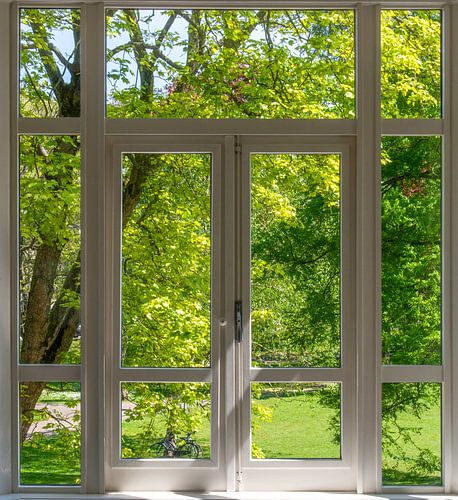 Illusie uitzicht op park, Utrecht