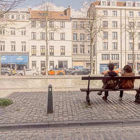 Genieten van een lentedag in Brussel van Geert Van Baelen