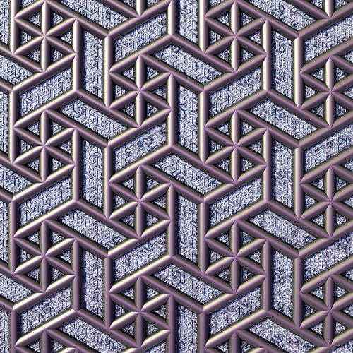 Abstract geometrisch patroon van fractals