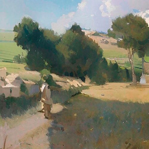 Landweggetje in Zuid Limburg