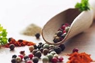 Colorful pepper and spices by Tanja Riedel thumbnail