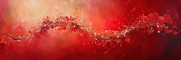 Dancing Colors in Red Symphony
