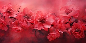 Poppies red by Bert Nijholt
