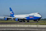 Boeing 747-8 Cargo van Azerbaijan Cargo Silkway. van Jaap van den Berg thumbnail