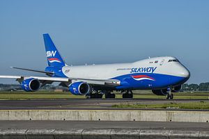 Boeing 747-8 Cargo van Azerbaijan Cargo Silkway. van Jaap van den Berg