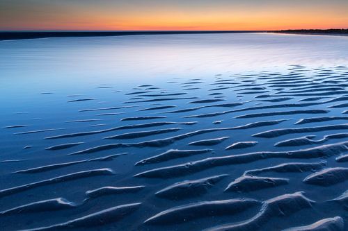 Ribbels in het blauwe uurtje - Natuurlijk Ameland