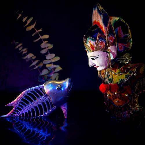 Poisson rouge magique