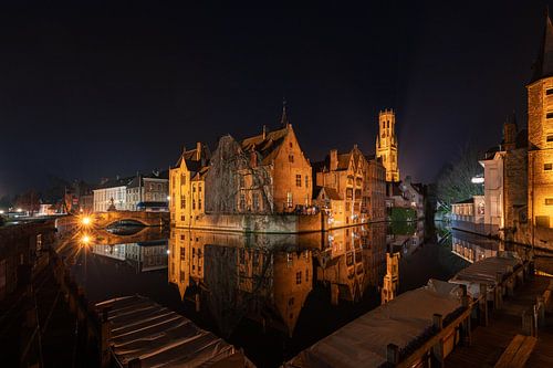 Het hartje van de stad Brugge. van Simon Peeters