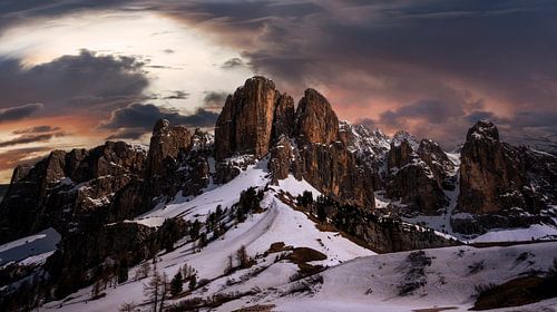 winter in de dolomieten