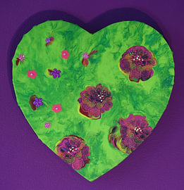 Blühendes Herz von Frieda van Limbeek