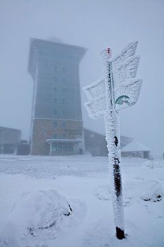 Winter op de Brocken in Duitsland van t.ART