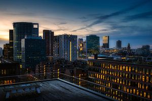 Immeubles de grande hauteur à Rotterdam sur Roy Poots