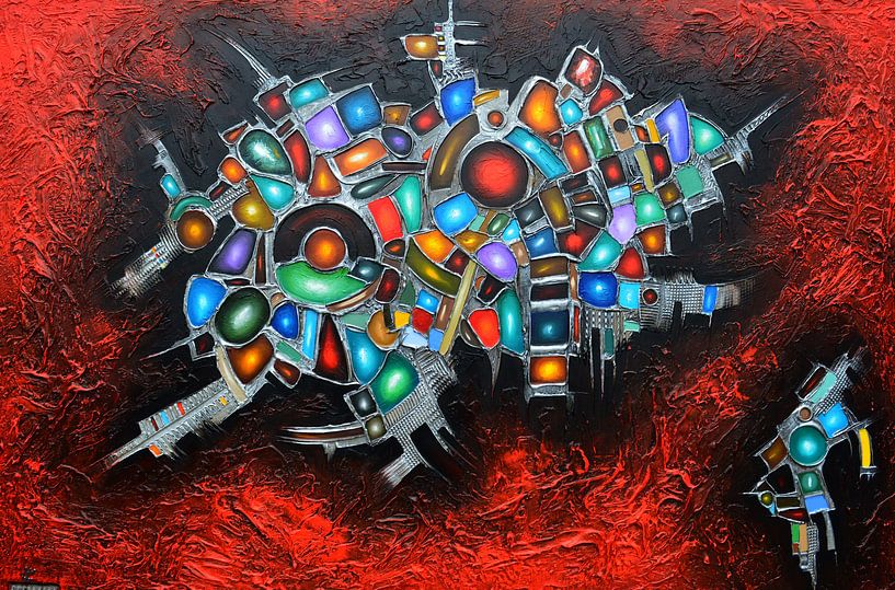 Galaxy by Gena Theheartofart