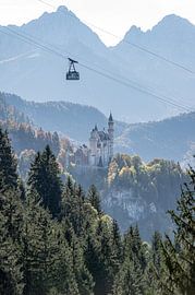 Neuschwanstein Castle with cable car by ZAGATTA PHOTOWORKS