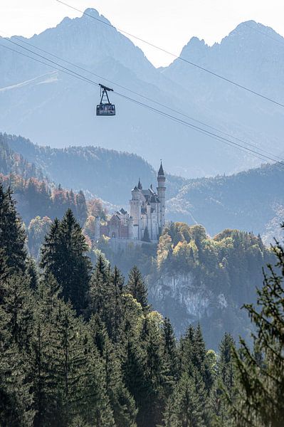 Kasteel Neuschwanstein met kabelbaan van ZAGATTA PHOTOWORKS