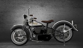 police motorcycle vintage by HMS