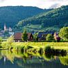 Village Reflections, Schwarzwald, Deutschland von Aloke Design