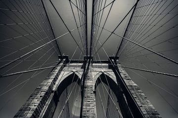 BROOKLYN BRIDGE NEW YORK van Nico Garstman