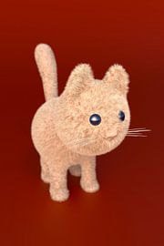 Digitale Plüschkatze von Jörg Hausmann