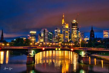 Skyline Frankfurt/Main van Ahma NJAI