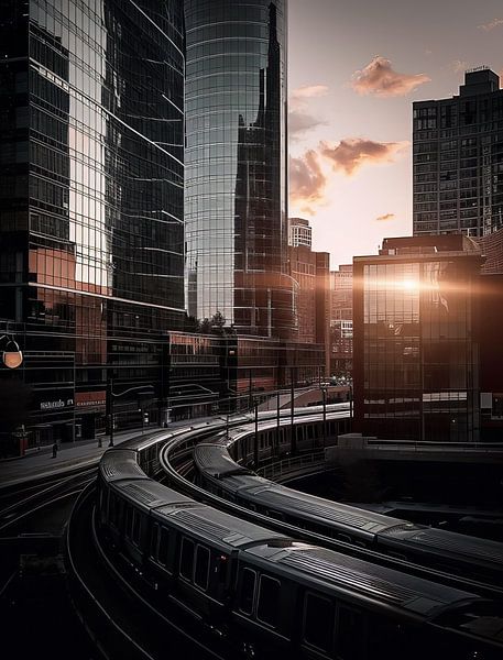 Unterwegs in Chicago von fernlichtsicht