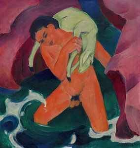 Franz Marc - Junge mit einem Lamm; Der gute Hirte (1911)
