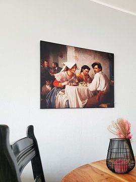 Kundenfoto: In einer römischen Osteria, Carl Bloch