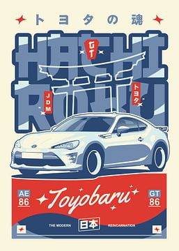 Toyota GT86 facelift by Kaminarirace
