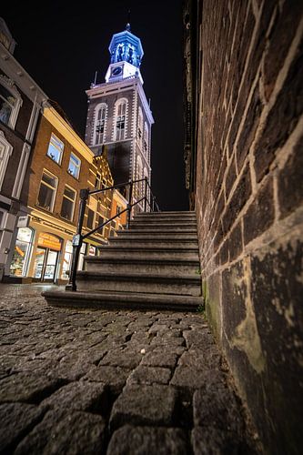 Belltower in the city of Kampen